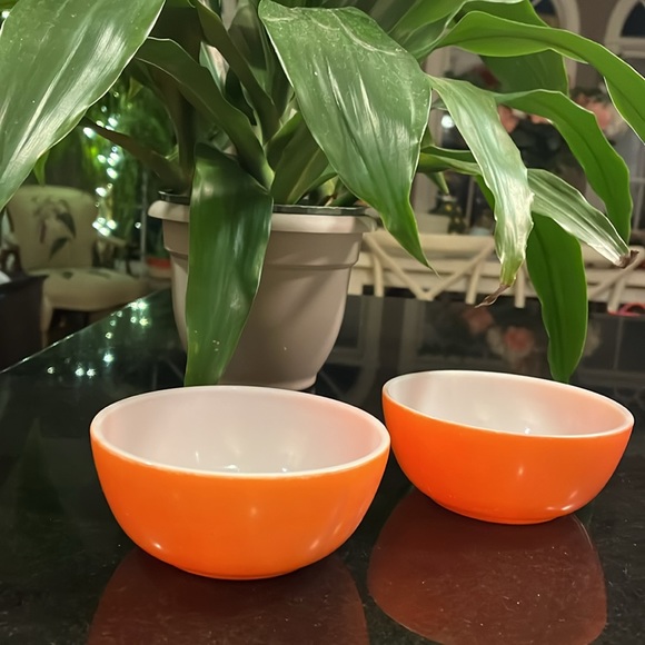 Hazel Atlas Ovide Rust Platonite - Cereal, Soup, Chili Bowl - (Set of 2) - Picture 5 of 5